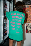 SABBI The Very Oversized Self Love Club Tee - Green