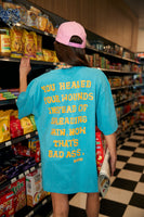 SABBI The Very Oversized Self Love Club Tee - Blue