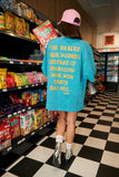 SABBI The Very Oversized Self Love Club Tee - Blue