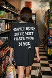 SABBI The Very Oversized Self Love Club Tee - Black