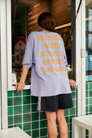 SABBI The Very Oversized Self Love Club Tee - Purple