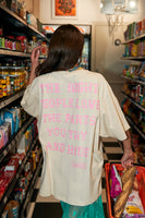 SABBI The Very Oversized Self Love Club Tee - Off White