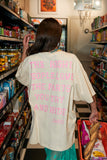 SABBI The Very Oversized Self Love Club Tee - Off White