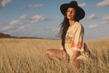 SABBI The Very Oversized Flaming Cowboy Tee - Sand