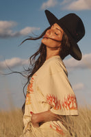 SABBI The Very Oversized Flaming Cowboy Tee - Sand