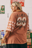 SABBI The Very Oversized Dream Big Brenda Tee - Clay | LAUNCHING SUNDAY 13.07 - 10AM