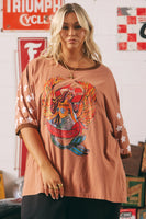 SABBI The Very Oversized Dream Big Brenda Tee - Clay | LAUNCHING SUNDAY 13.07 - 10AM