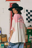 SABBI The Boyfriend Fit Pony Club Tee - Pink