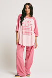 The Raglan Margie Tee - Pink