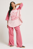 The Raglan Margie Tee - Pink