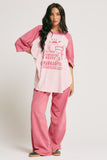 The Raglan Margie Tee - Pink