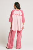 The Raglan Margie Tee - Pink
