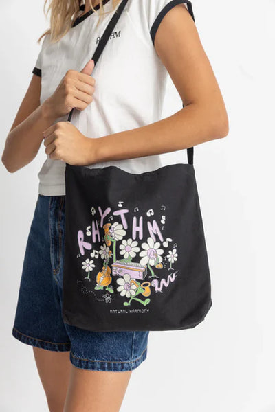 Rhythm Harmony Record Tote Bag