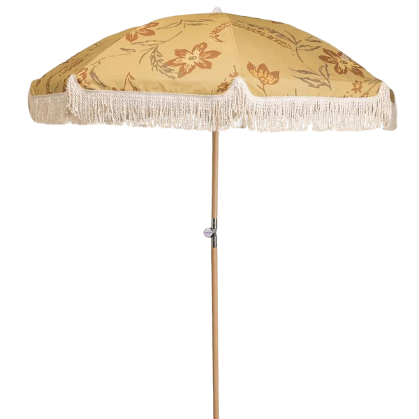 Rhythm Fields Beach Umbrella - Marigold
