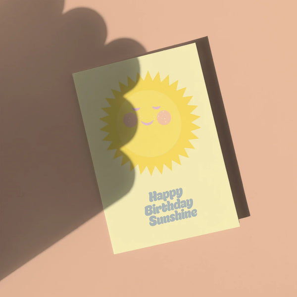 Happy Birthday Sunshine Greeting Card