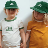 Banabae Old Mate Kids Cord Cap - Moss