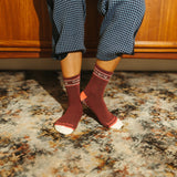 Banabae Get A Grip Ladies Grip Socks - Wine/Pink