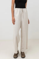 Rhythm Classic Drawstring Pant - Oat