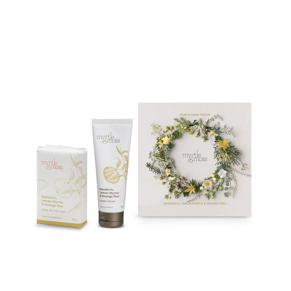 Myrtle & Moss Christmas Citrus Duet - Hand Cream & Soap
