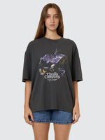 Thrills Flight Risk Oversized Tee -  Merch Black
