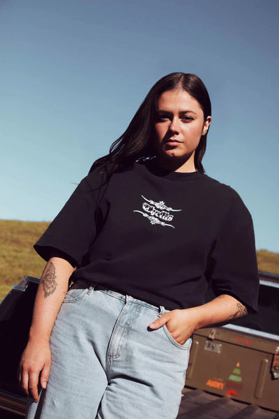 Thrills Metal and Mayhem Oversized Tee