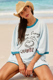 SABBI The Very Oversized You’re Enough Tee - Sky