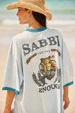 SABBI The Very Oversized You’re Enough Tee - Sky