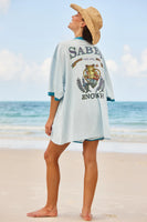 SABBI The Very Oversized You’re Enough Tee - Sky