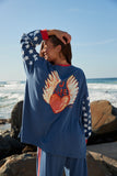 SABBI Long Sleeve Tee - You Cute - Blue