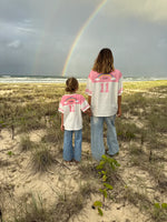 SABBI The Boyfriend Fit Pony Club Tee - Pink