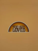 Harley & J You Are Loved Rainbow Sticker
