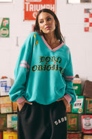 SABBI The Born Original Jumper - Teal + Pink | LAUNCING SUNDAY 4.5 - 10AM