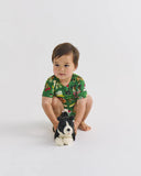Kip & Co Santa's Little Helper Organic Short Sleeve Romper