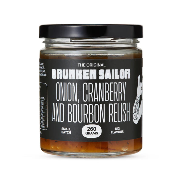 Drunken Sailor Onion, Cranberry & Bourbon Relish