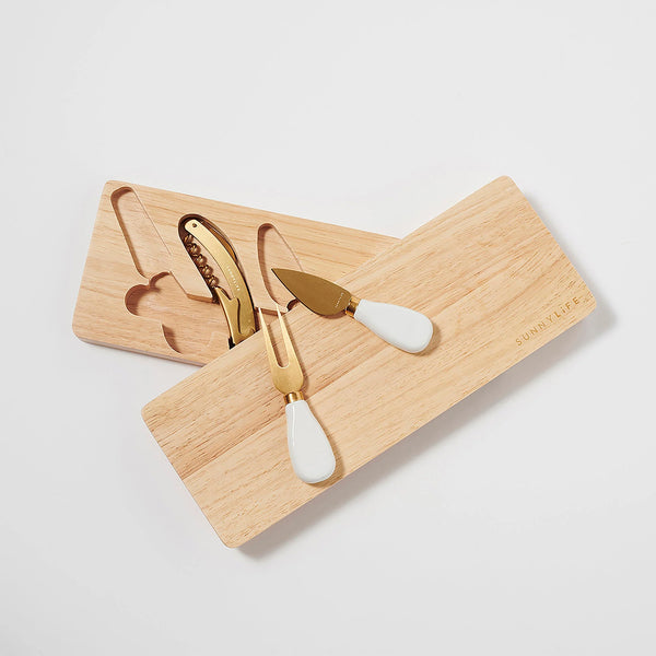 Sunnylife Travel Cheese Board - Natural