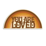 Harley & J You Are Loved Rainbow Sticker