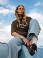 Thrills Home Advantage Oversized Tee - Wren
