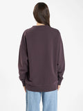 Thrills Minimal Slouch Crew - Deep Plum
