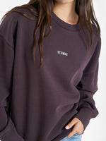 Thrills Minimal Slouch Crew - Deep Plum