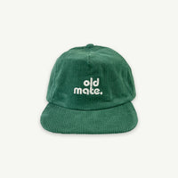 Banabae Old Mate Kids Cord Cap - Moss