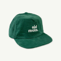 Banabae Old Mate Kids Cord Cap - Moss
