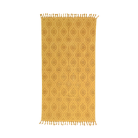 Wandering Folk Daisy Premium Beach Towel - Golden