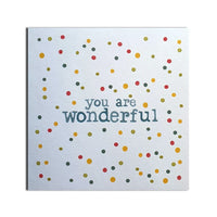 You're Wonderful Card