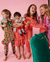 Kip & Co Candy Cane Red Velvet Stocking