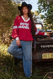 SABBI The Born Original Jumper - Maroon + Sky | LAUNCHING 4.5 - 10AM