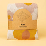 Kiin. Organic Cotton Knitted Bloom Blanket