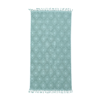 Wandering Folk Daisy Premium Beach Towel - Peppermint