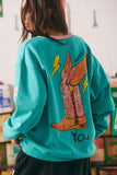 SABBI The Born Original Jumper - Teal + Pink | LAUNCING SUNDAY 4.5 - 10AM