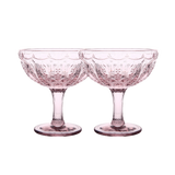 Wandering Folk Primrose Margarita Glass - Set of 2