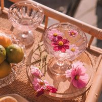 Wandering Folk Primrose Margarita Glass - Set of 2